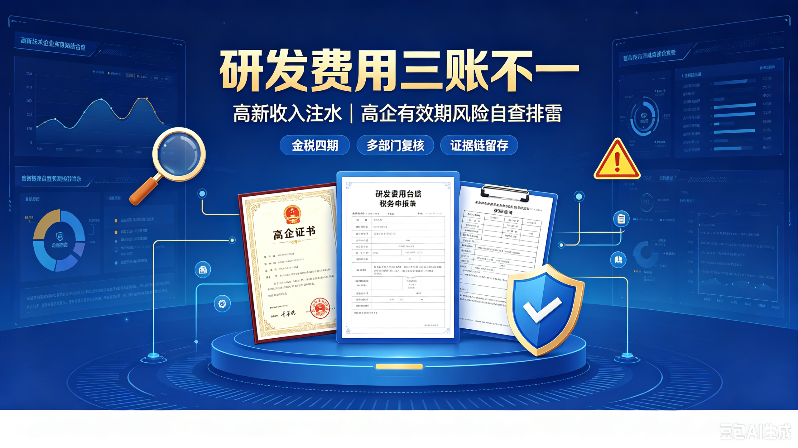 研发费用 “三账不一”、高新收入 “注水”,如何提前自查排雷?(pic1)